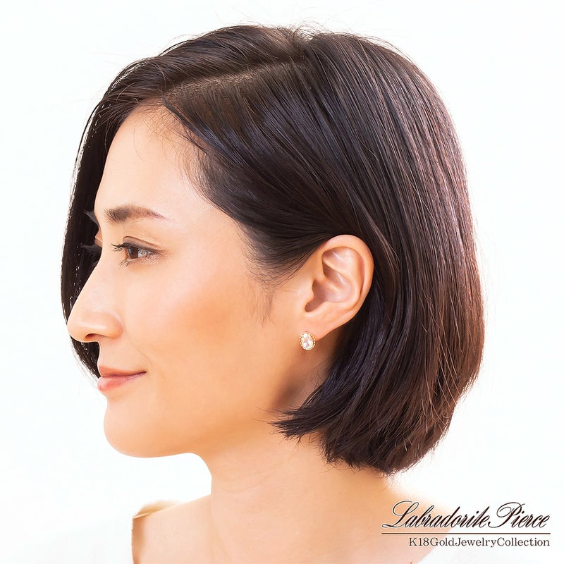 K18YG ブルームーンストーン ピアス_10