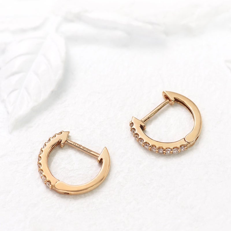 K18PG ダイヤモンド フープピアス_11