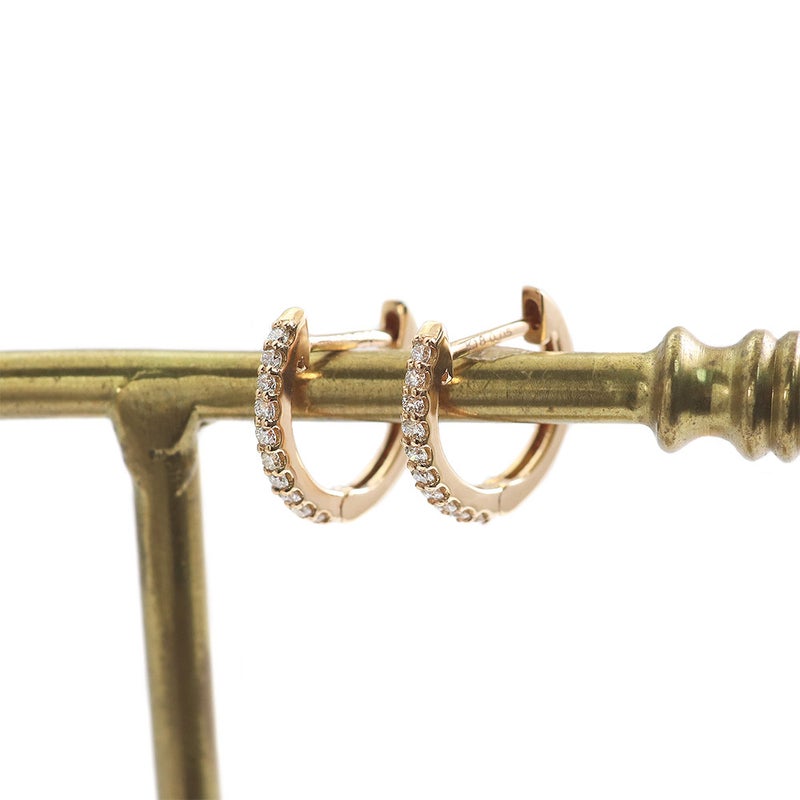 K18PG ダイヤモンド フープピアス_15