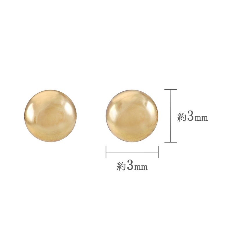 K18 丸玉モチーフ ピアス_05