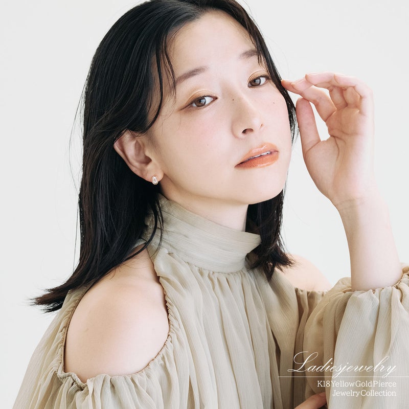 K18YG クンツァイト ピアス 9月 誕生石_15