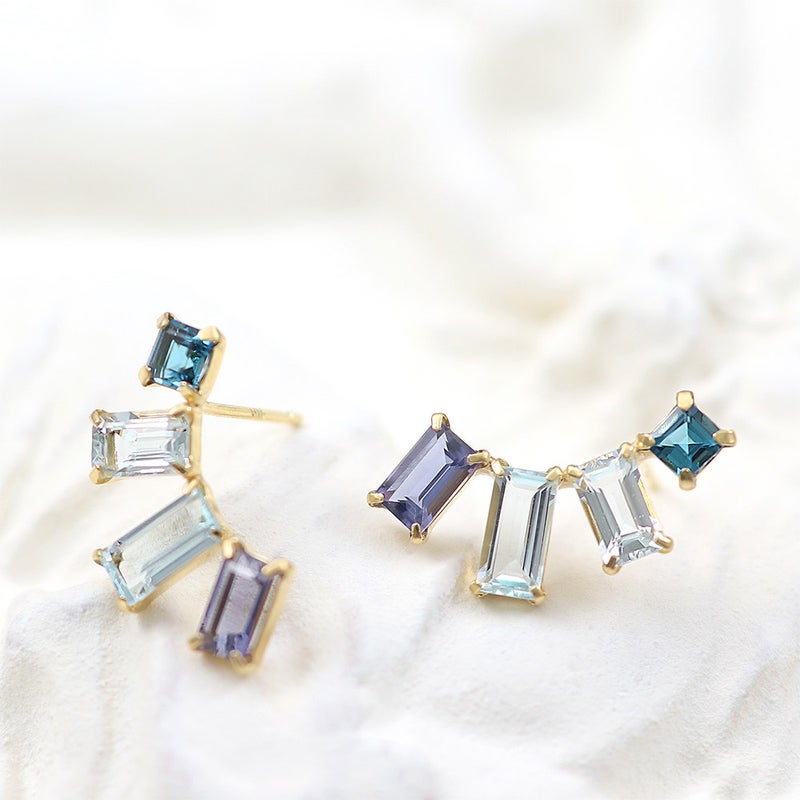 K18YG マルチストーン ピアス_02