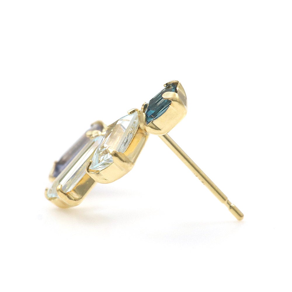 K18YG マルチストーン ピアス_10