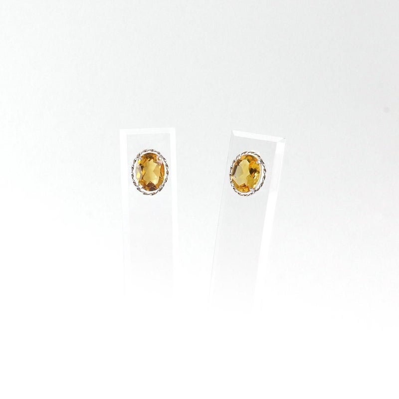 K18WG シトリン ピアス 11月誕生石_09