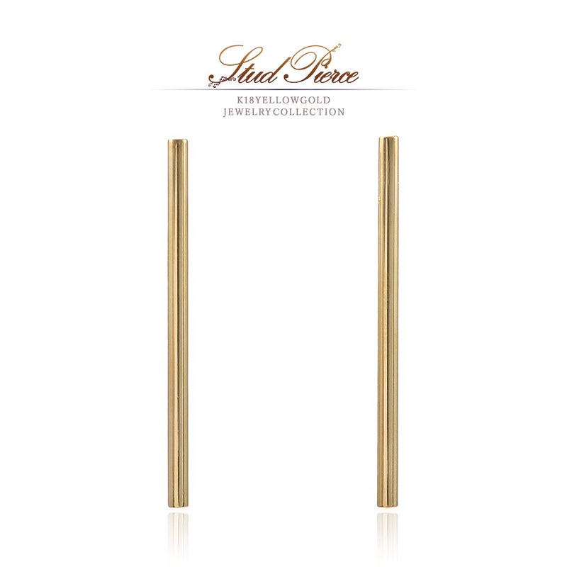 K18YG バー ピアス_01