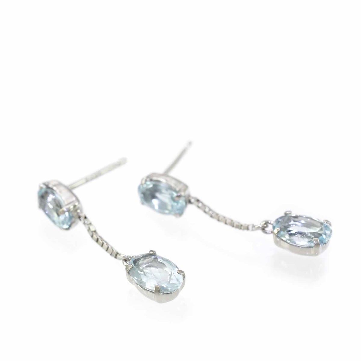 K18WG アクアマリン ピアス_02