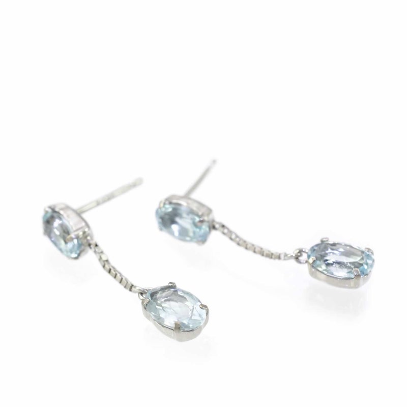 K18WG アクアマリン ピアス_02