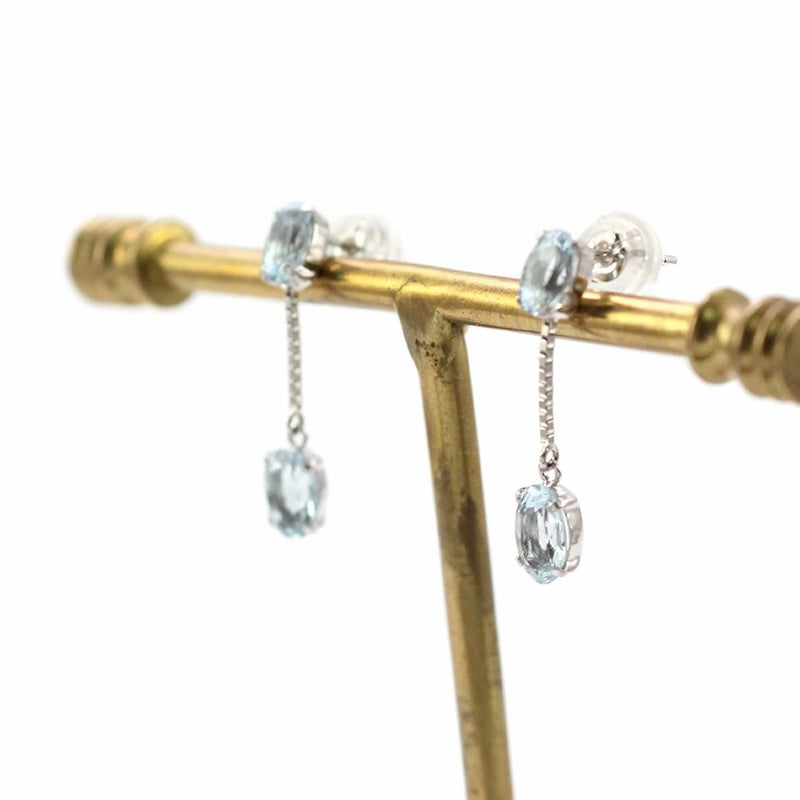 K18WG アクアマリン ピアス_03