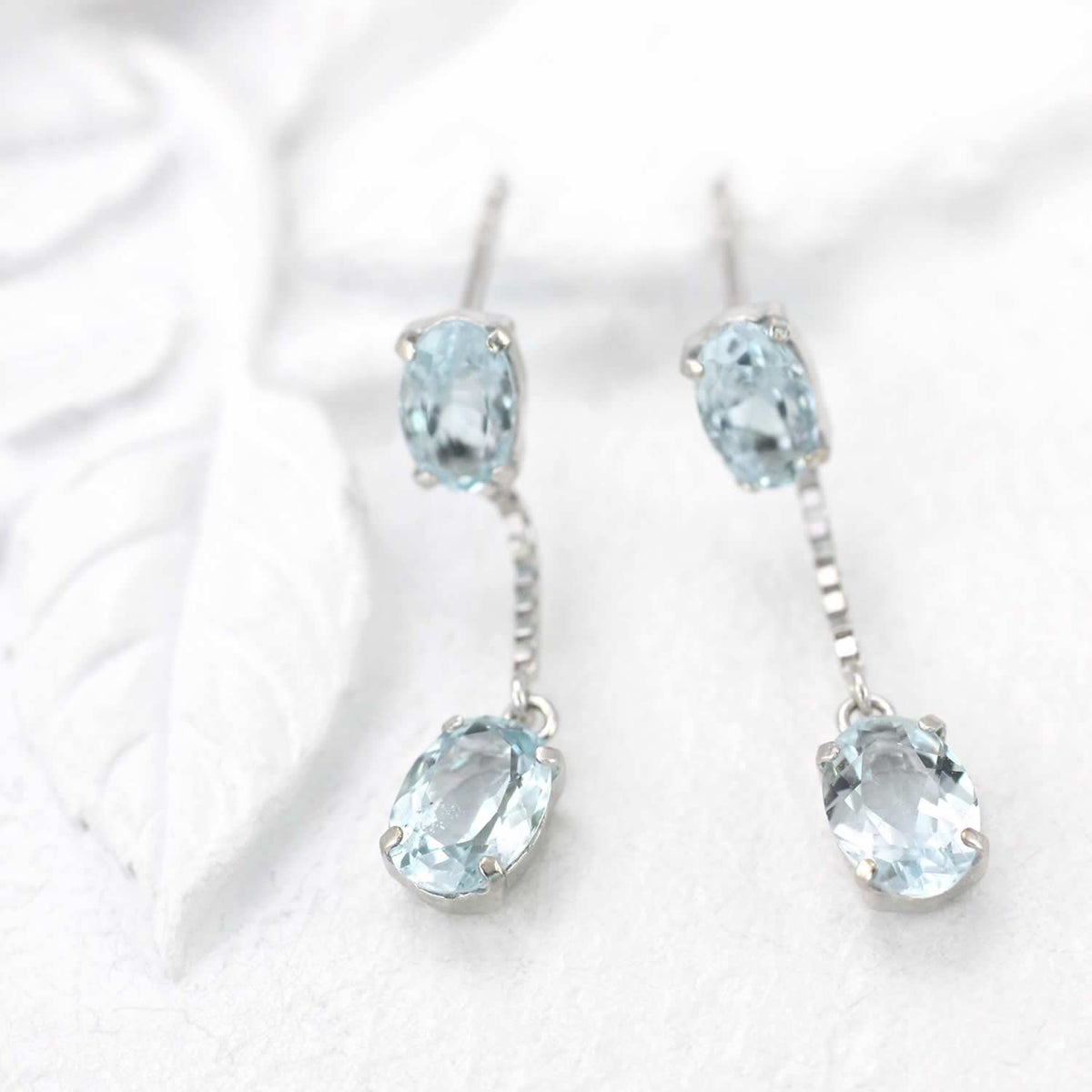 K18WG アクアマリン ピアス_04