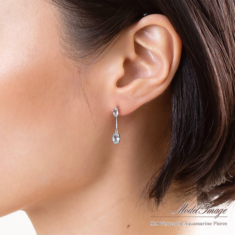 K18WG アクアマリン ピアス_05