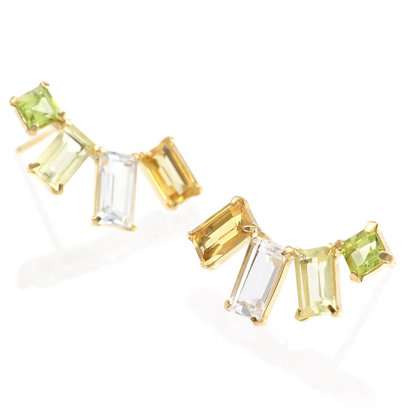 K18YG マルチストーン ピアス_03