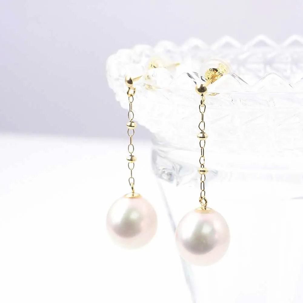 K18YG アコヤ真珠 ロングピアス_02