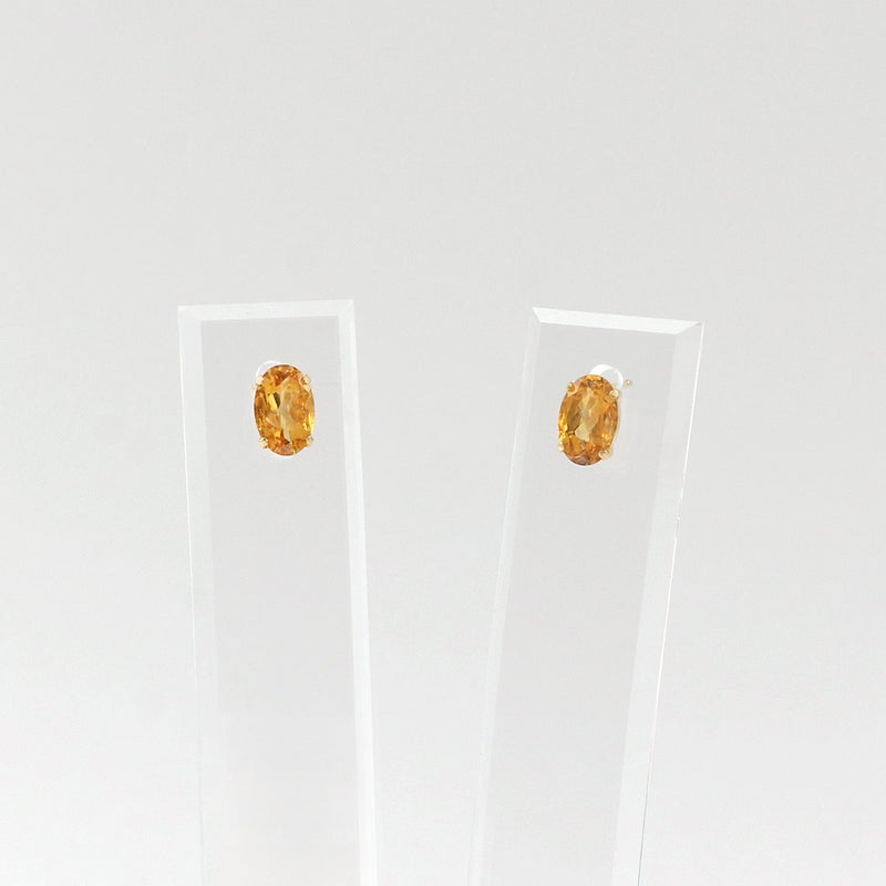 K18YG シトリンピアス  11月誕生石_03