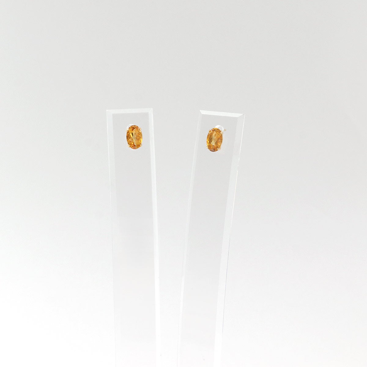 K18YG シトリンピアス  11月誕生石_09