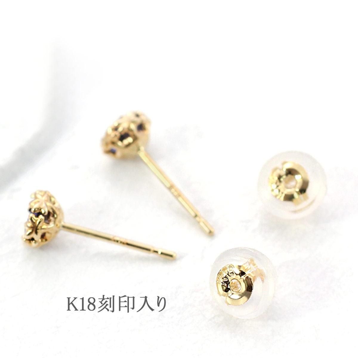 K18YG アイオライト ピアス_05