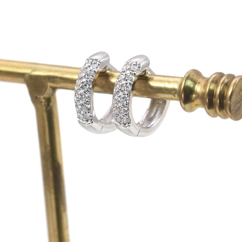 K18WG ダイヤモンド フープピアス_03