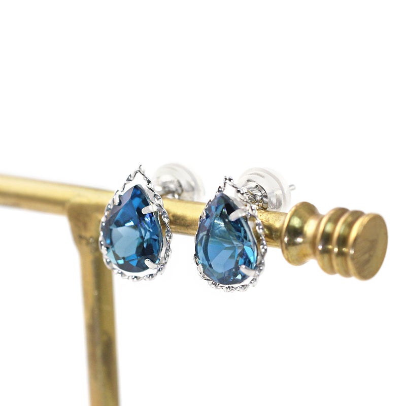 K18WG ロンドンブルートパーズ ティアドロップピアス_03