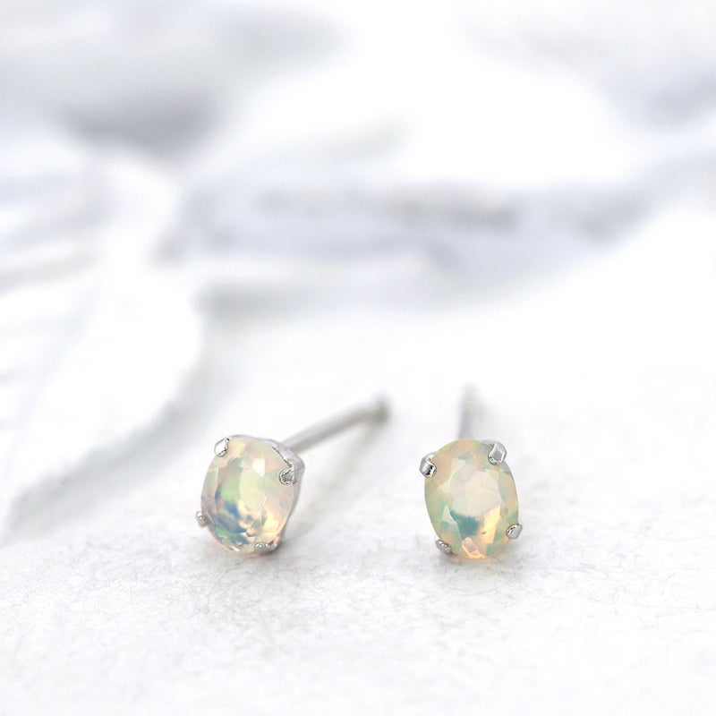 K18 エチオピア産オパール ピアス 10月の誕生石_04
