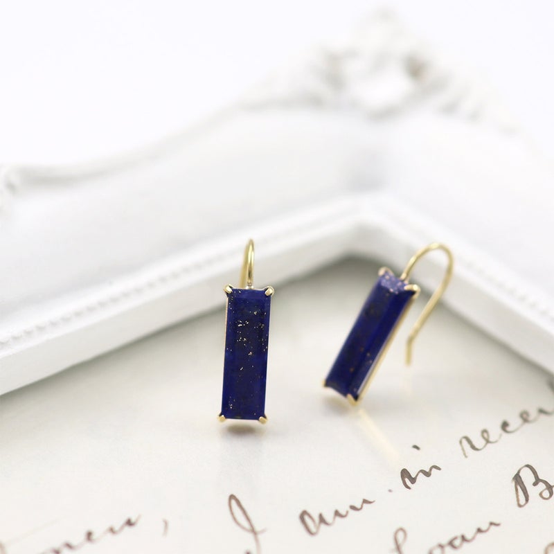 K18YG ラピスラズリ フックピアス_04