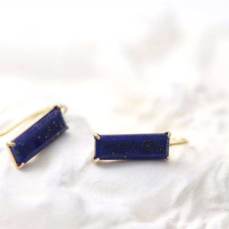 K18YG ラピスラズリ フックピアス_09