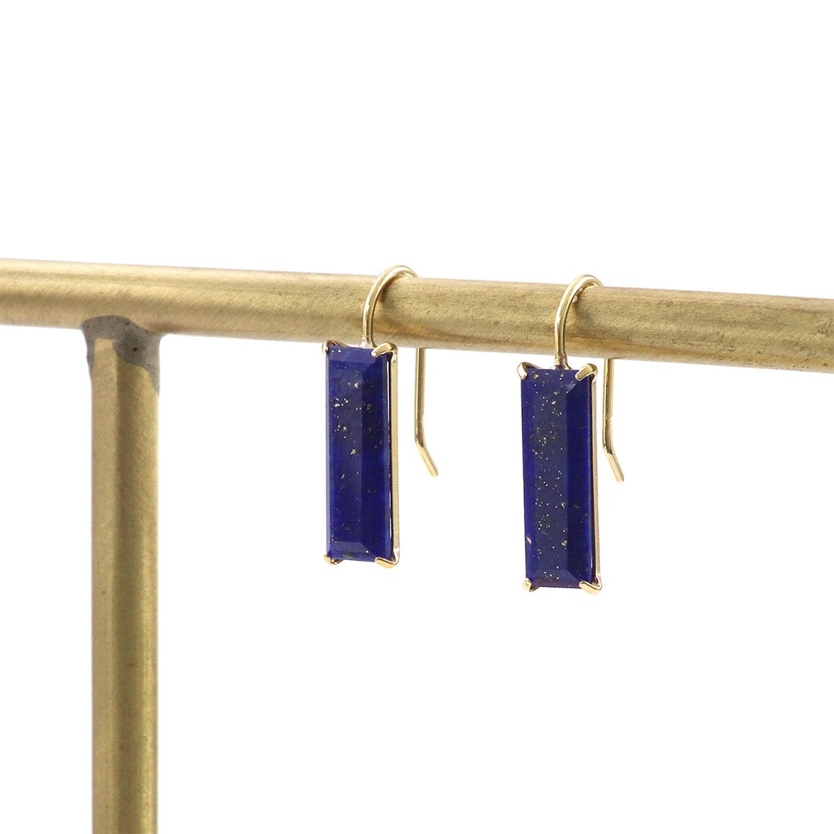 K18YG ラピスラズリ フックピアス_11