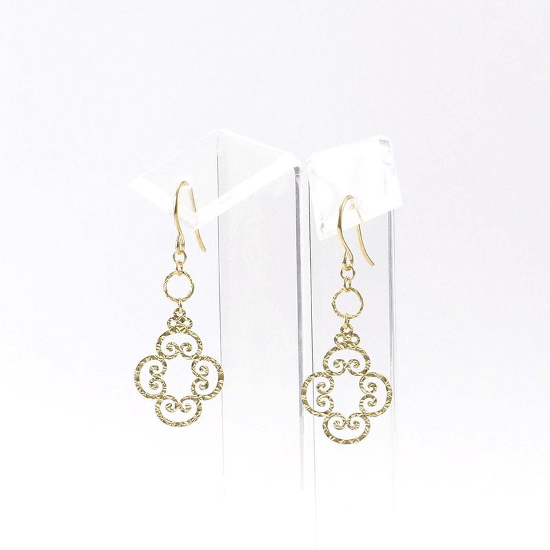 K18 フラワー フックピアス_03