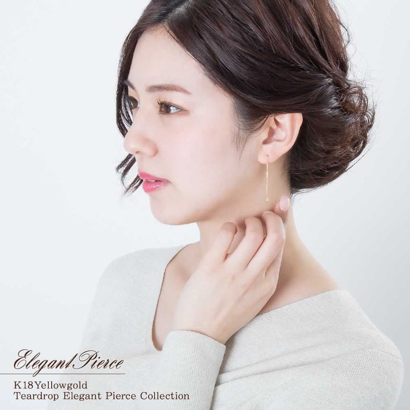 K18YG エチオピアオパール ピアス 10月の誕生石_04