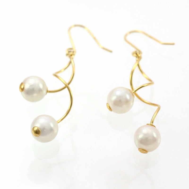 K18YG アコヤ真珠 フックピアス_03