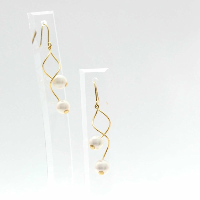 K18YG アコヤ真珠 フックピアス_04