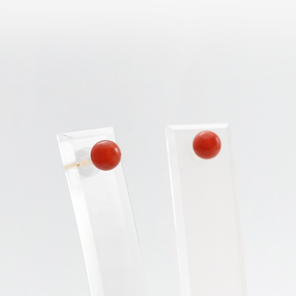 K18YG 珊瑚 約4-4.5mm ピアス_03