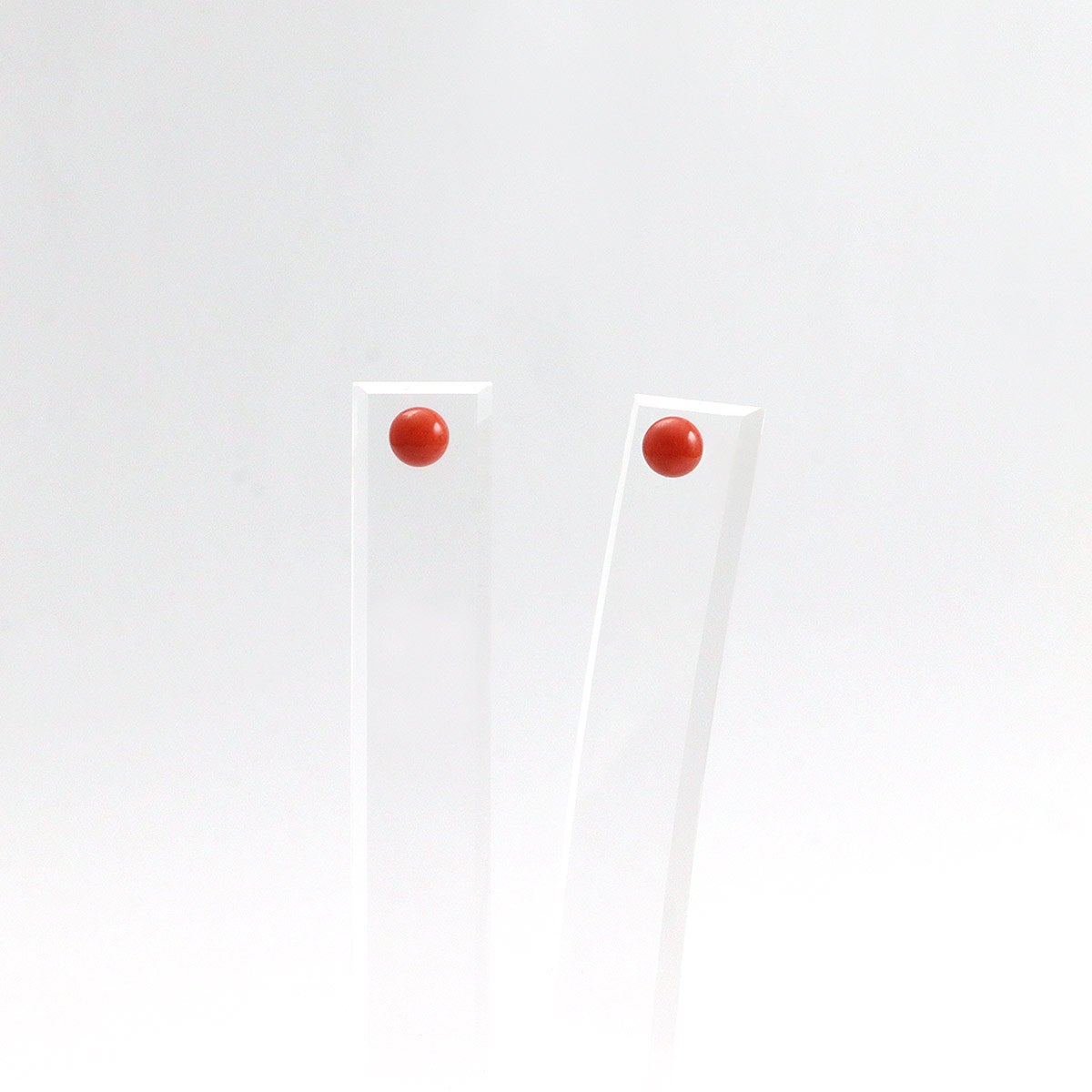 K18YG 珊瑚 約4-4.5mm ピアス_09