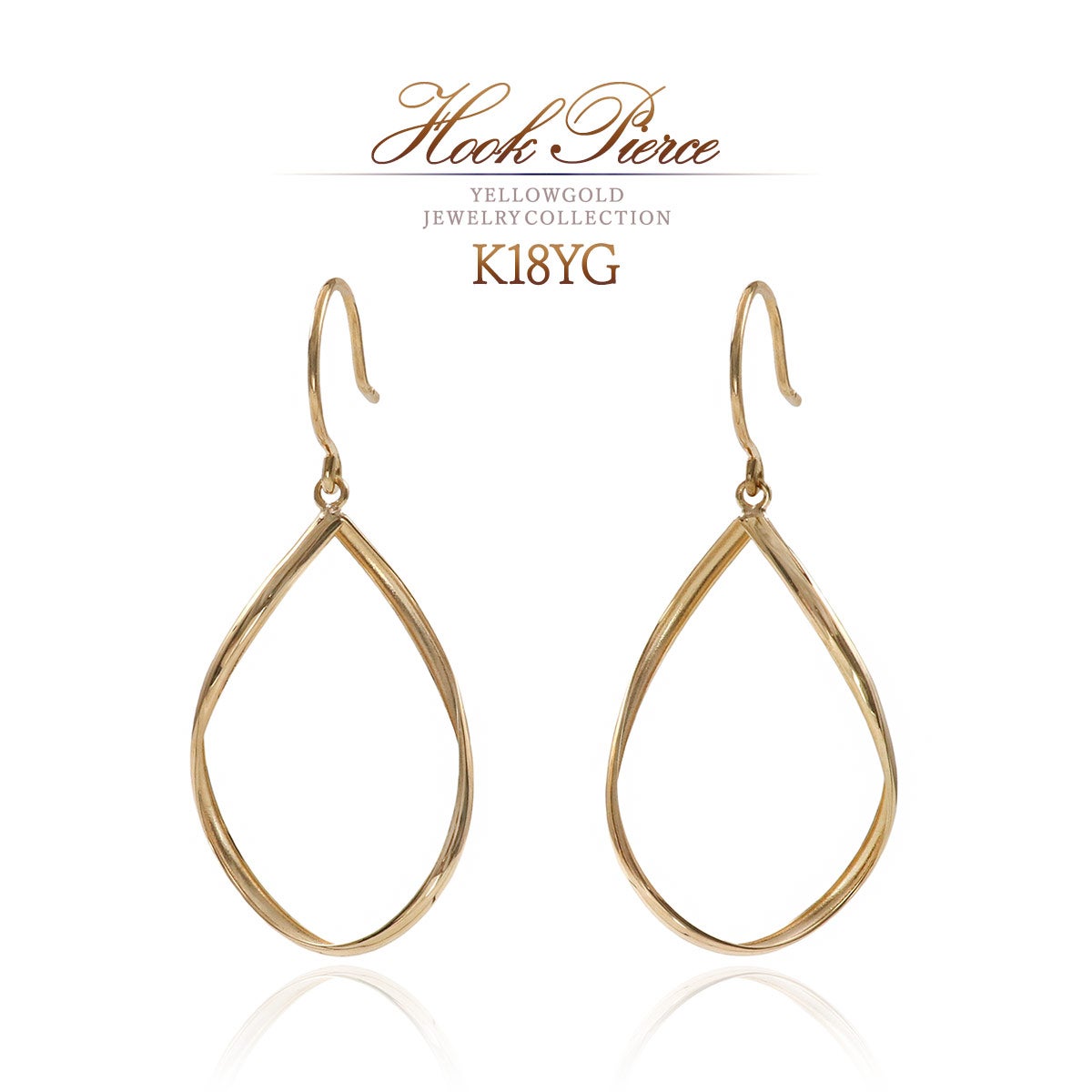 K18YG フックピアス_01