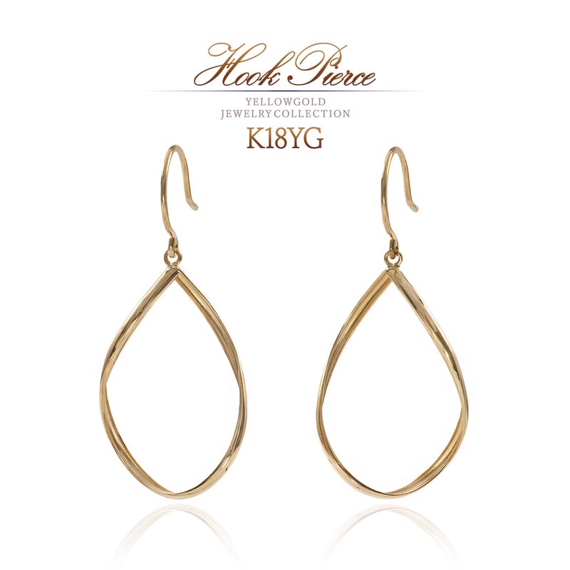 K18YG フックピアス_01
