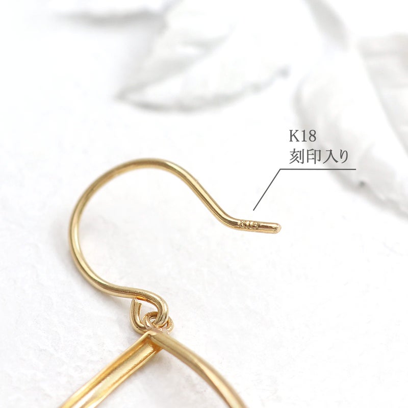 K18YG フックピアス_05
