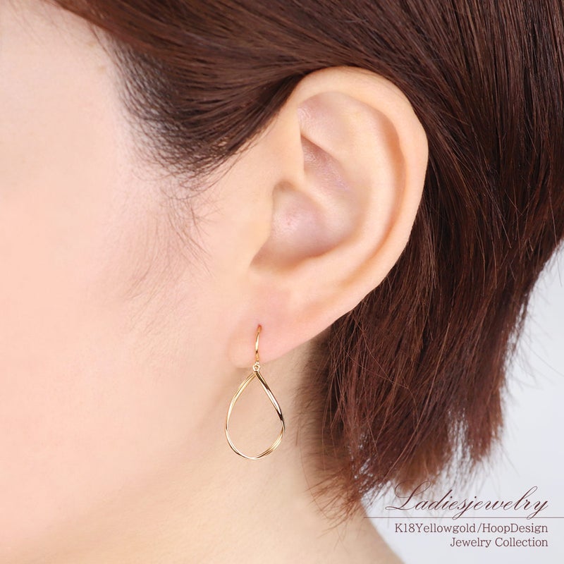 K18YG フックピアス_09