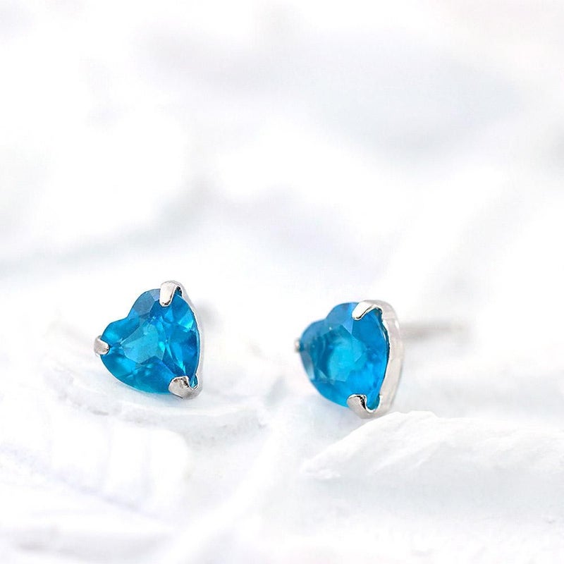 K18WG インディゴアパタイト ハートピアス_02