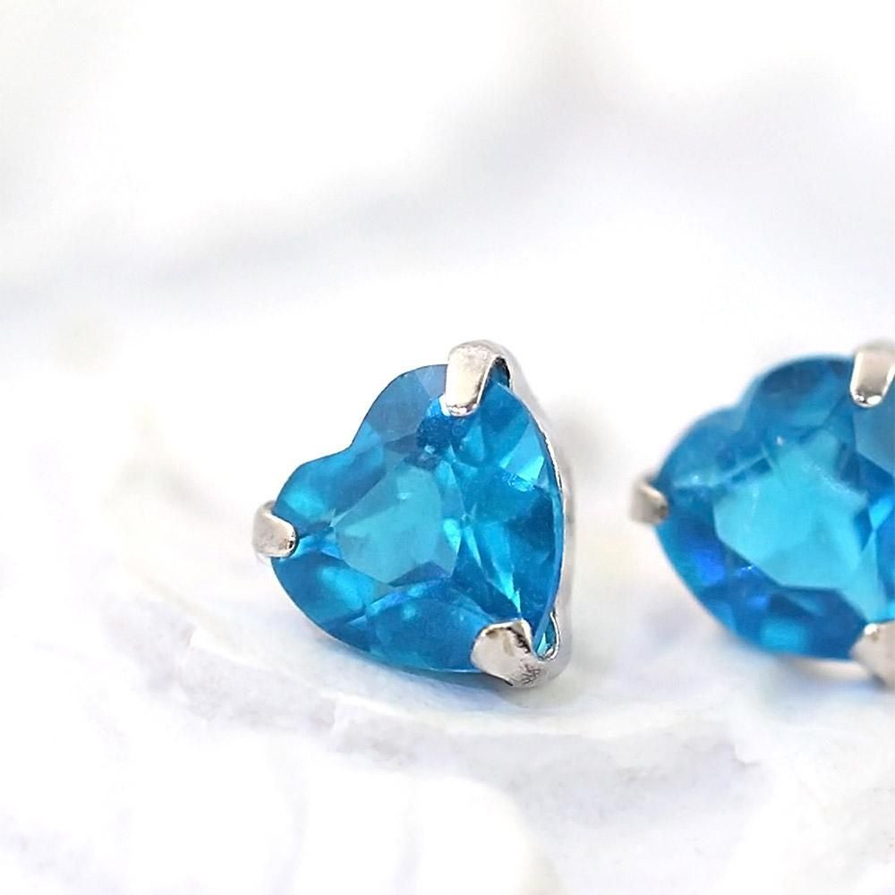 K18WG インディゴアパタイト ハートピアス_03