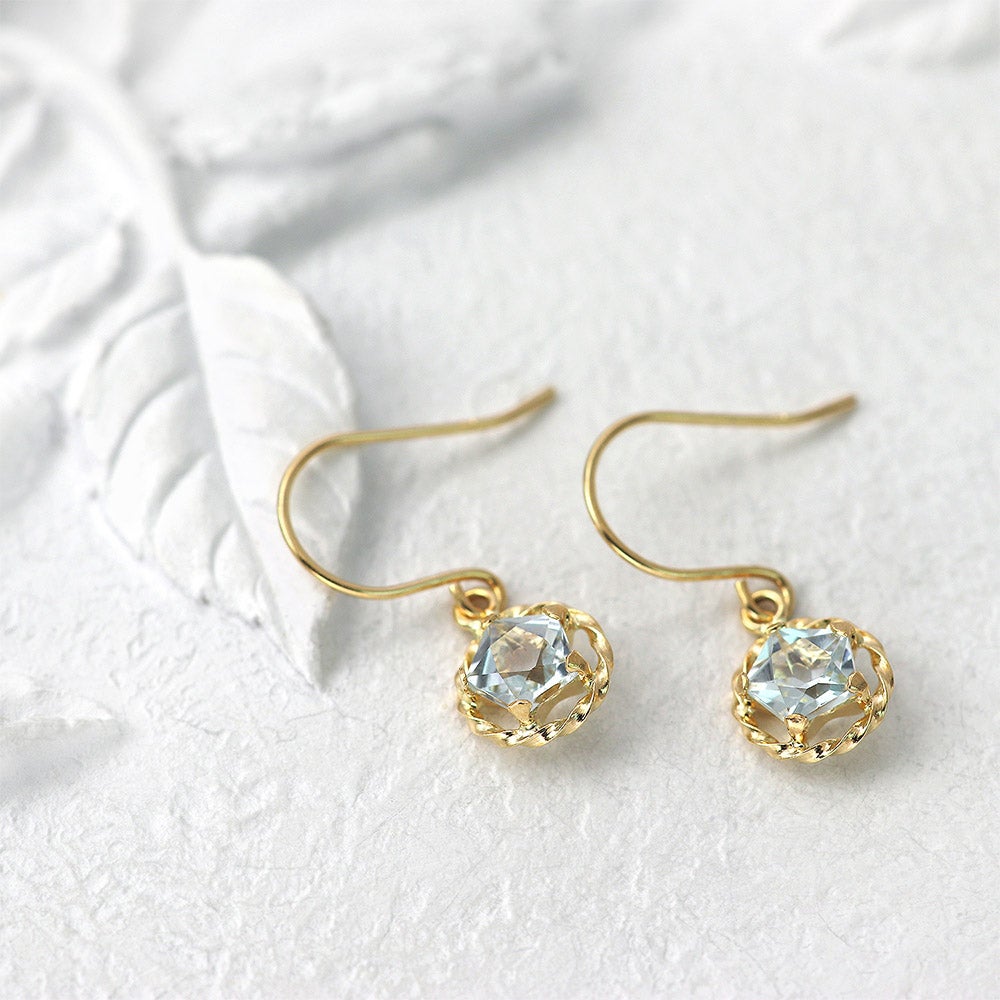 K18YG スカイブルートパーズ ピアス 11月誕生石_02