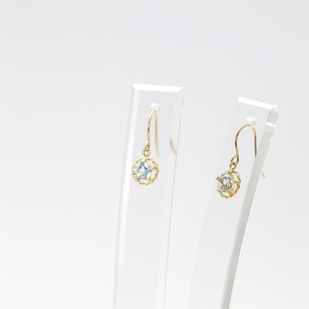 K18YG スカイブルートパーズ ピアス 11月誕生石_03