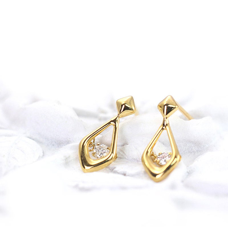 K18YG ダンシングストーン ダイヤモンドピアス_03