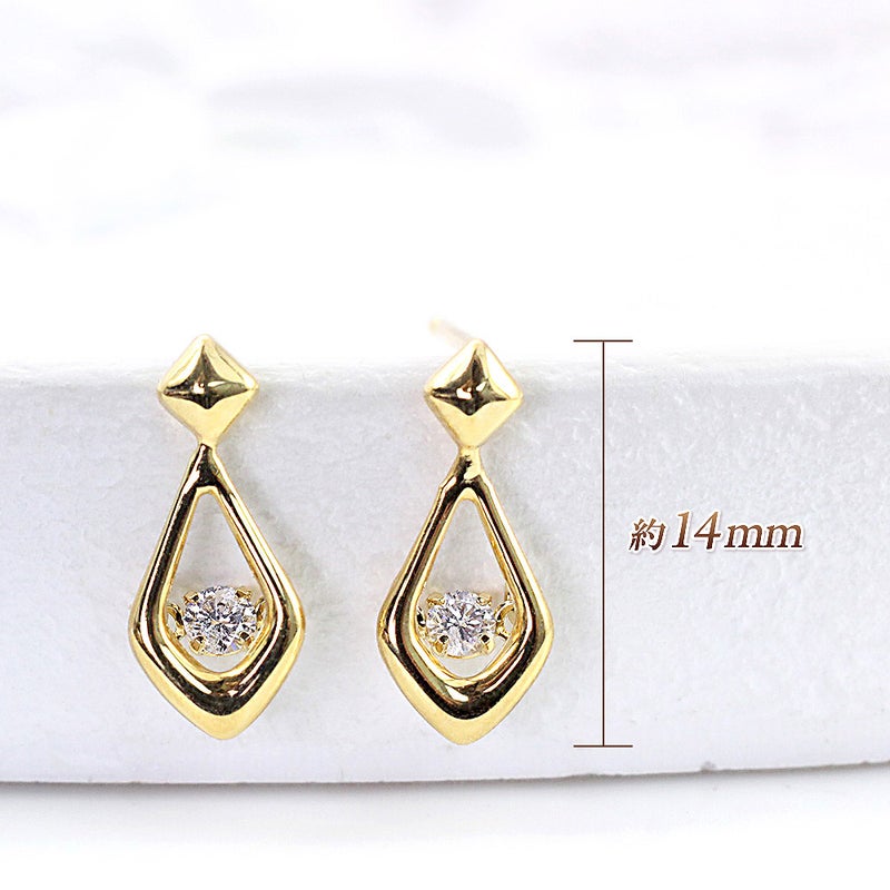 K18YG ダンシングストーン ダイヤモンドピアス_04