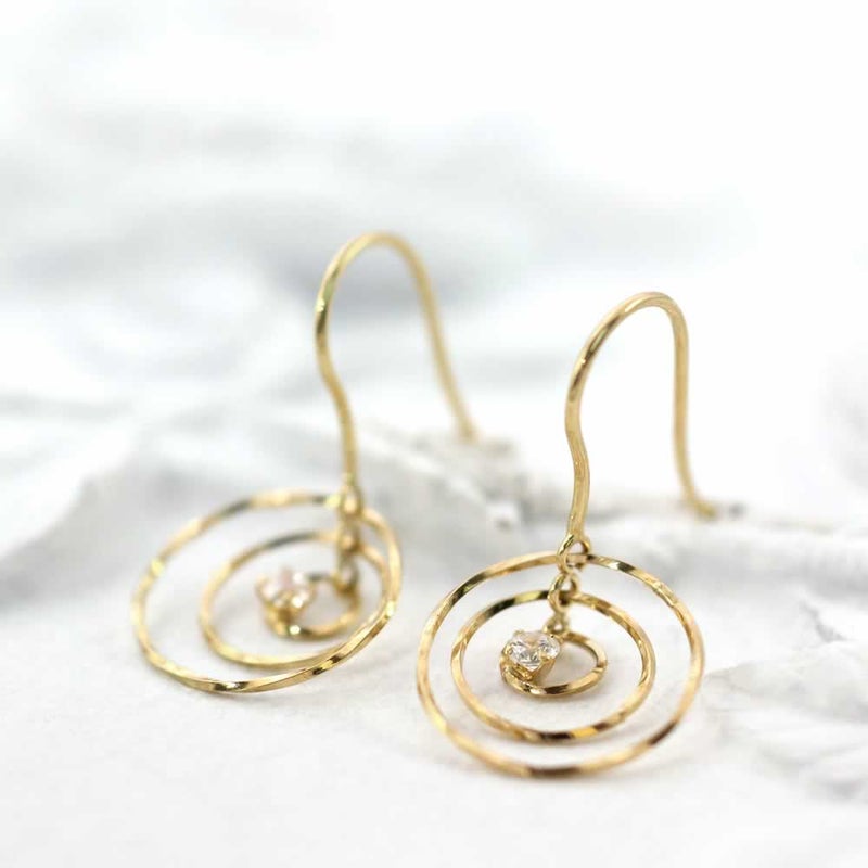 K18YG スーパーキュービックジルコニア ピアス_04