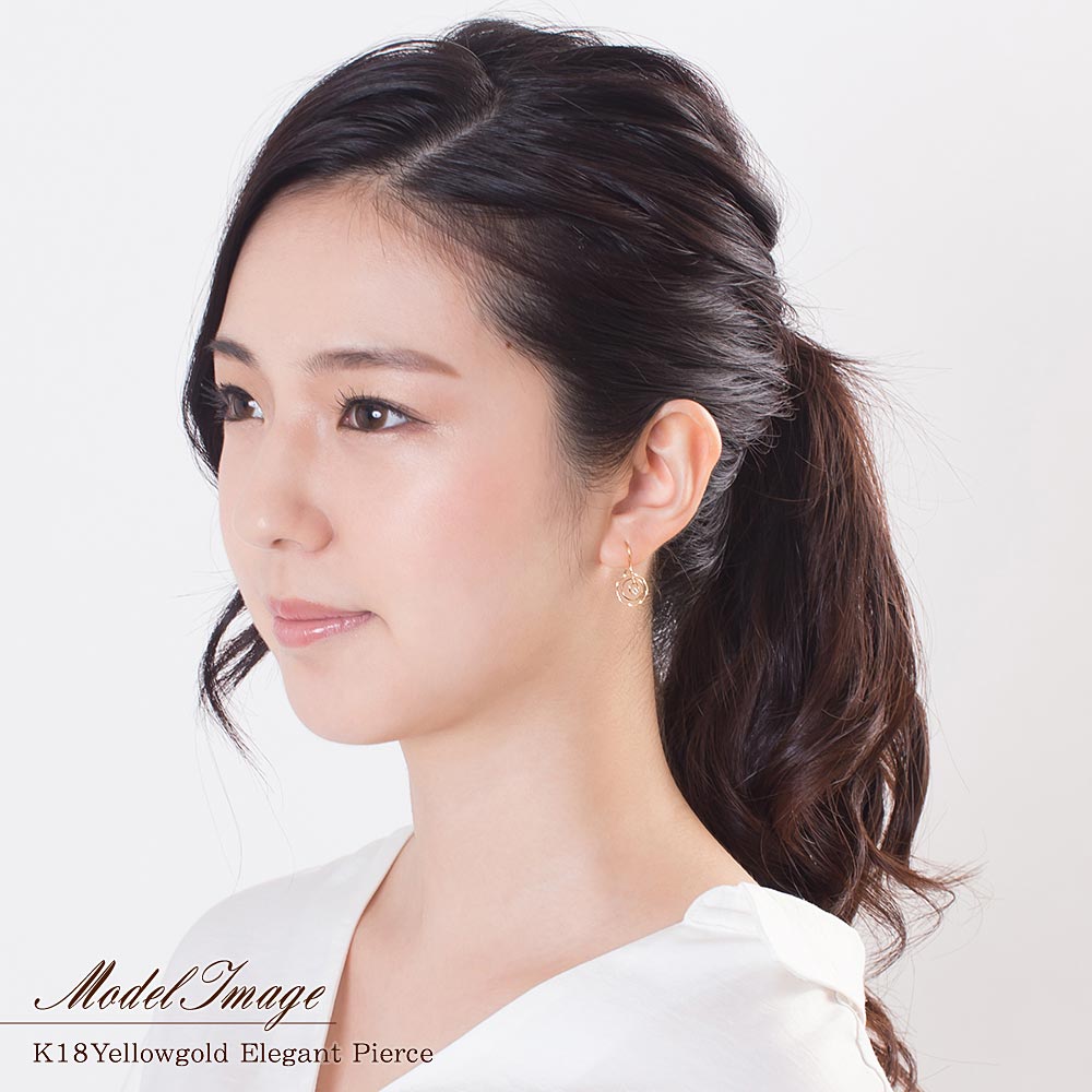 K18YG スーパーキュービックジルコニア ピアス_05