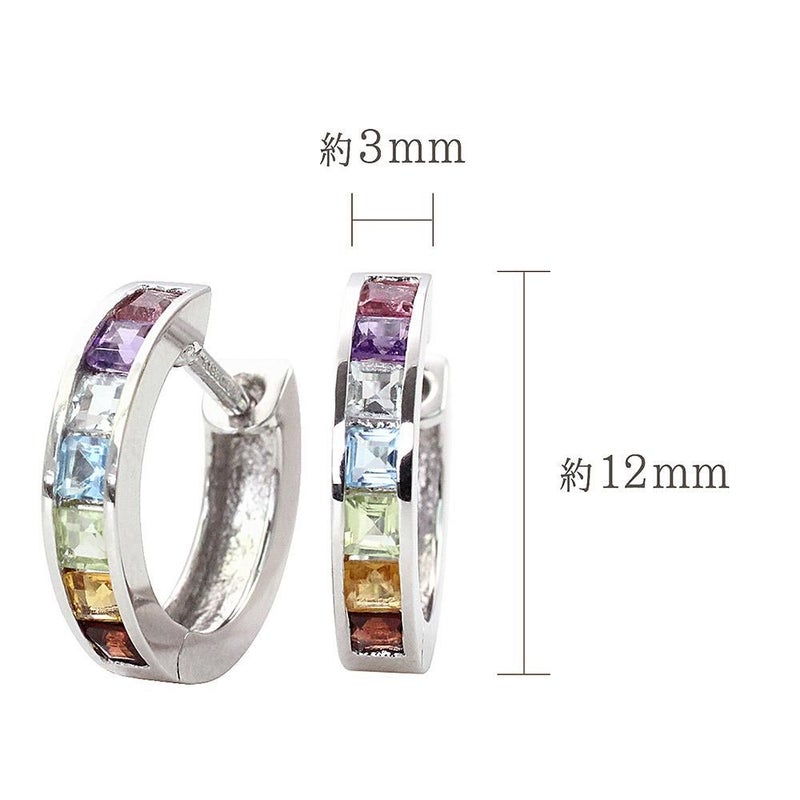 K18WG アミュレット フープピアス_05