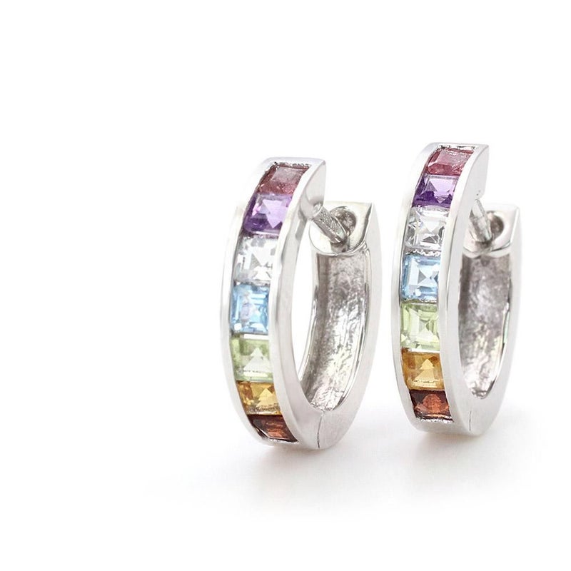 K18WG アミュレット フープピアス_10