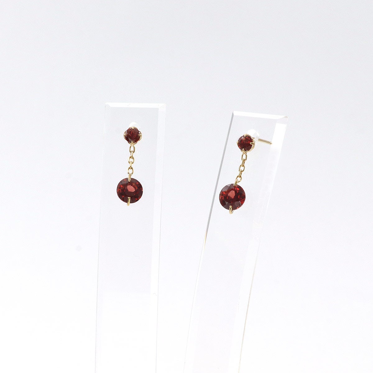 K18YG ガーネット ピアス_09