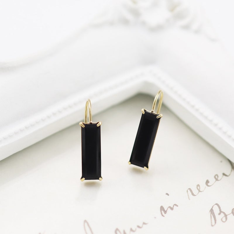 K18YG オニキス ピアス_02