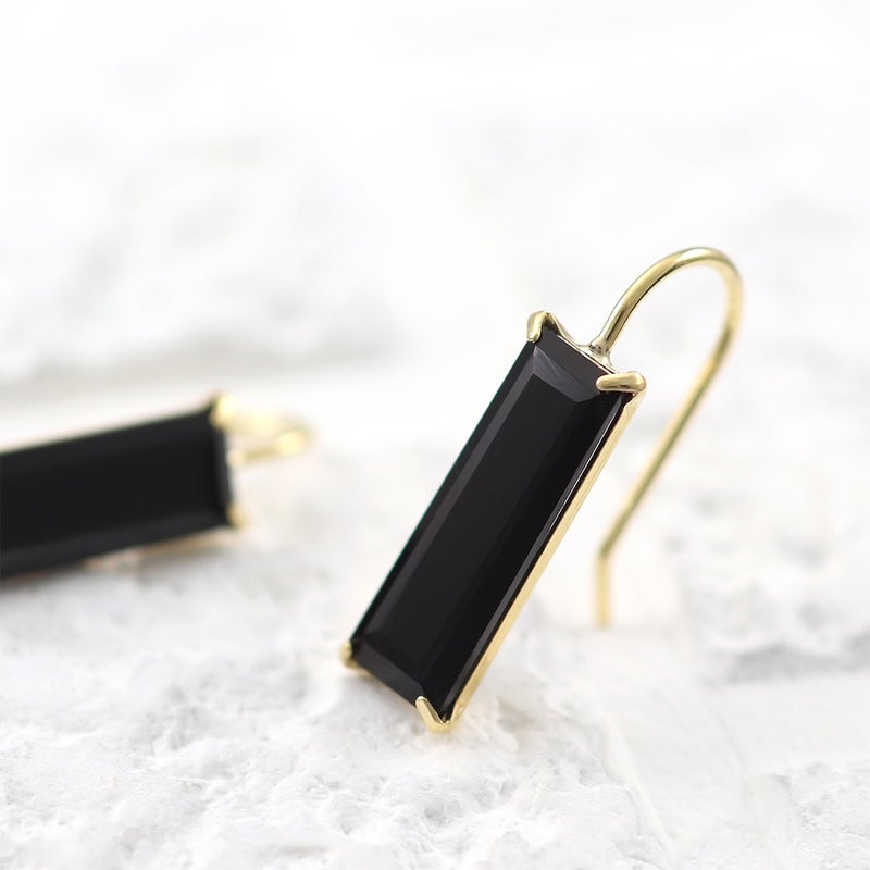 K18YG オニキス ピアス_04