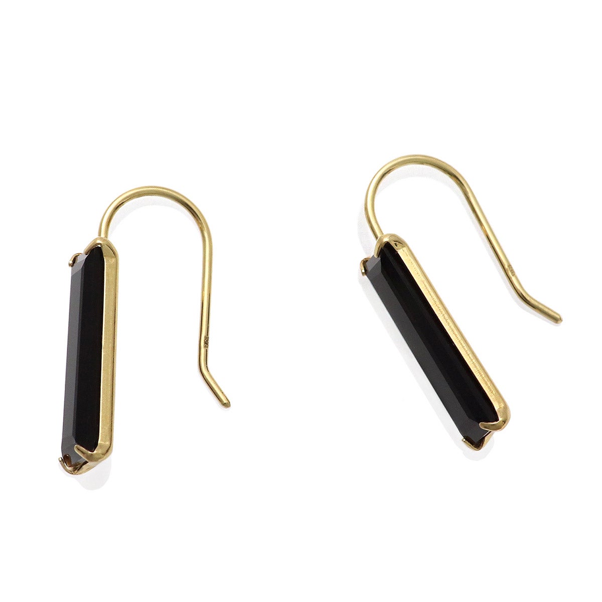 K18YG オニキス ピアス_10