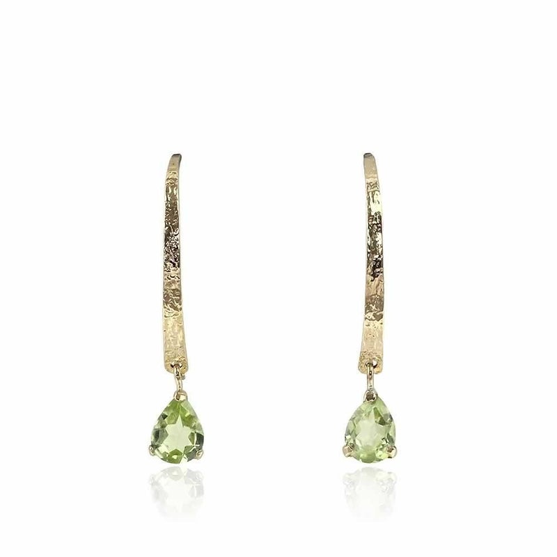 K18YG ペリドット ティアドロップピアス_02